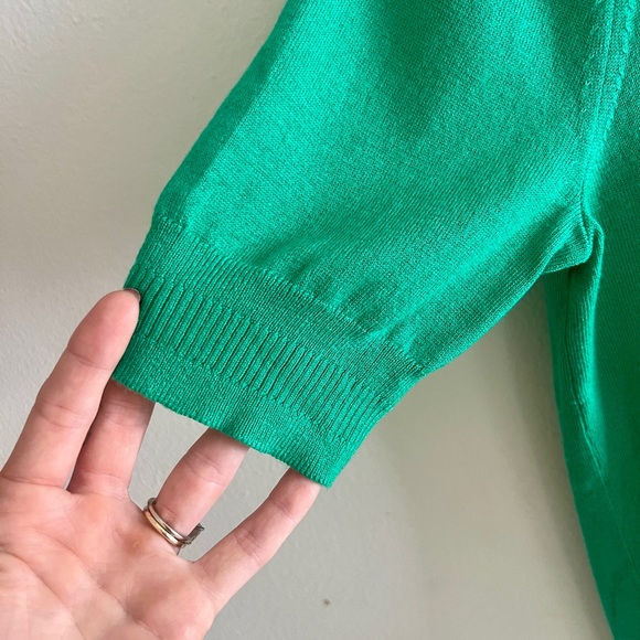 J.Crew Short Sleeve Knit Top in Kelly Green - Picture 5 of 6
